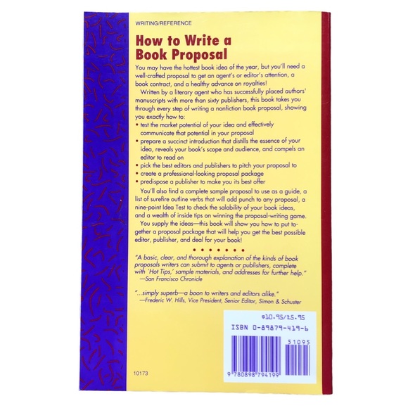 2 Nonfiction Books: How to Write a Book Proposal and You Can Write a Novel - Picture 9 of 13